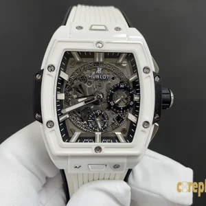 Replica Watches Hublot Spirit of Big Bang 42 mm Gray Dial Mens Swiss Automatic Rubber Strap 1:1 Clone Watch