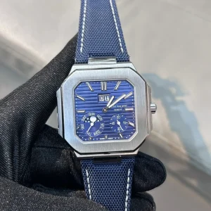 Replica Watches Patek Philippe Twenty~4 42 mm Blue Dial Mens Swiss Automatic Movement Rubber Strap 1:1 Clone Watch