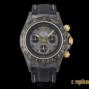 Replica Watches Rolex Daytona 40mm Grey Dial Mens Swiss Automatic Movement Rubber Strap 1:1 Clone Watch