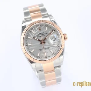 Replica Watches Rolex Datejust 36 Silver Dial Men Swiss Automatic Movement Metal bracelet 1:1 Clone Watch