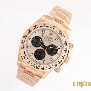 Replica Watches Rolex Daytona 40mm White Dial Men Swiss Automatic Movement Metal bracelet 1:1 Clone Watch