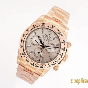 Replica Watches Rolex Daytona 40mm White Dial Men Swiss Automatic Movement Metal bracelet 1:1 Clone Watch
