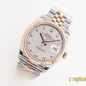 Replica Watches Rolex Datejust 41 Silver Dial Men Swiss Automatic Movement Metal bracelet 1:1 Clone Watch