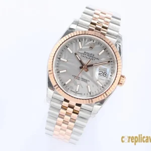 Replica Watches Rolex Datejust 41 Silver Dial Men Swiss Automatic Movement Metal bracelet 1:1 Clone Watch