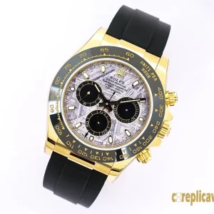 Replica Watches Rolex Daytona 40mm White Dial Men Swiss Automatic Movement Rubber Strap 1:1 Clone Watch