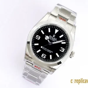 Replica Watches Rolex Explorer 36 Black Dial Men Swiss Automatic Movement Metal bracelet 1:1 Clone Watch
