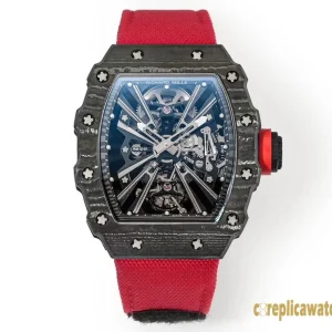 Replica Watches Richard Mille RM12-01 51mm Blue Dial Mens Swiss Automatic Rubber Strap 1:1 Clone Watch