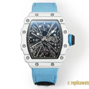 Replica Watches Richard Mille RM12-01 51mm Black Dial Mens Swiss Automatic Rubber Strap 1:1 Clone Watch