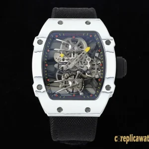 Replica Watches Richard Mille RM 27-02 45 mm Blue Dial Mens Swiss automatic movement Rubber Strap 1:1 Clone Watch