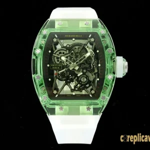 Replica Watches Richard Mille RM35-01 42mm Green Dial Mens Swiss Automatic Metal Bracelet 1:1 Clone Watch