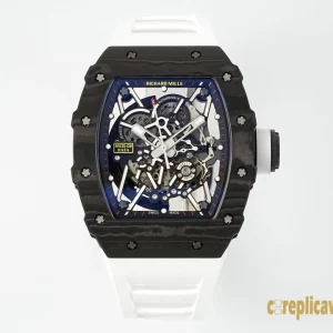Replica Watches Richard Mille RM35-02 45mm Blue Mens Swiss Automatic Metal Bracelet 1:1 Clone Watch