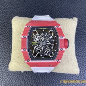Replica Watches Richard Mille RM35-02 45mm Black Dial Mens Swiss Automatic Metal Bracelet 1:1 Clone Watch