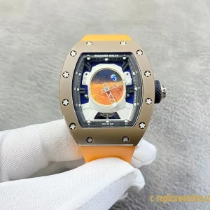 Replica Watches Richard Mille RM52-05 45mm Multicolor Gender Swiss automatic movement Rubber strap 1:1 Clone Watch