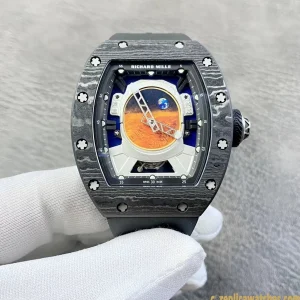 Replica Watches Richard Mille RM52-05 45mm Multi-Color Mens Swiss automatic movement Metal bracelet 1:1 Clone Watch