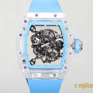 Replica Watches Richard Mille RM055 430mm Clear Dial Mens Swiss Automatic Rubber Strap 1:1 Clone Watch