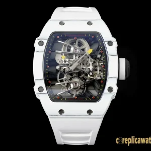 Replica Watches Richard Mille RM 27-02 45 mm Black Dial Mens Swiss Automatic Movement Metal Bracelet 1:1 Clone Watch