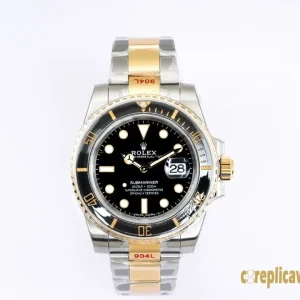 Replica Watches Rolex Submariner 40mm Black Dial Men Swiss Automatic Movement Metal bracelet 1:1 Clone Watch
