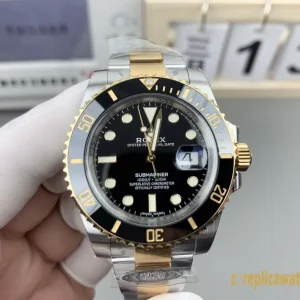 Replica Watches Rolex Submariner 40mm Black Dial Men Swiss Automatic Movement Metal bracelet 1:1 Clone Watch
