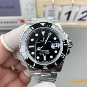 Replica Watches Rolex Submariner 41mm Black Dial Men Swiss Automatic Movement Metal bracelet 1:1 Clone Watch