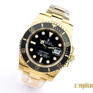 Replica Watches Rolex Submariner 40mm Black Dial Mens Swiss Automatic Movement Metal bracelet 1:1 Clone Watch