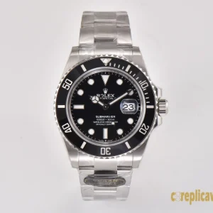 Replica Watches Rolex Submariner 41mm Black Dial Men Swiss Automatic Movement Metal bracelet 1:1 Clone Watch