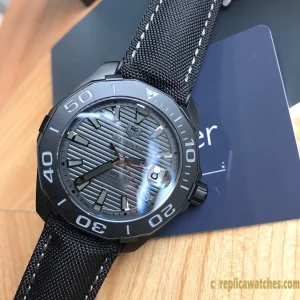 Replica Watches Tag Heuer Aquaracer 41mm Grey Dial Mens Swiss Automatic Rubber Strap 1:1 Clone Watch