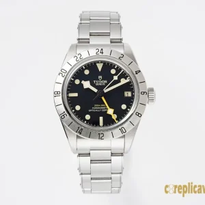 Replica Watches Tudor GMT-Master 39mm Black Dial Mens Swiss Automatic Movement Metal bracelet 1:1 Clone Watch