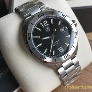 Replica Watches Tag Heuer Formula 1 41mm Black Dial Mens Swiss Automatic Metal Bracelet 1:1 Clone Watch